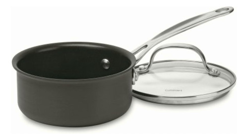 Cuisinart Olla Antiadherente, Acero Inoxidable, Negro 0.95 L