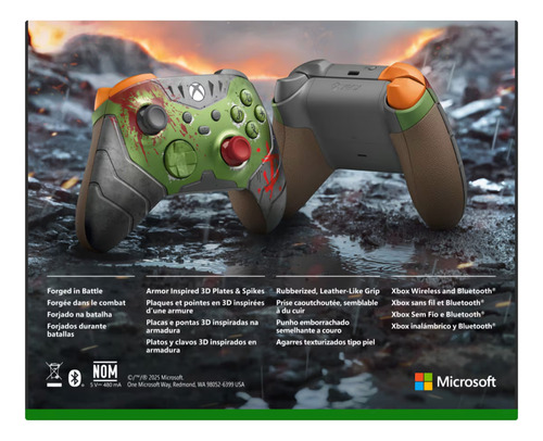 Mando Inalámbrico Xbox Doom: The Dark Ages Edición Limitada Verde (Usado)