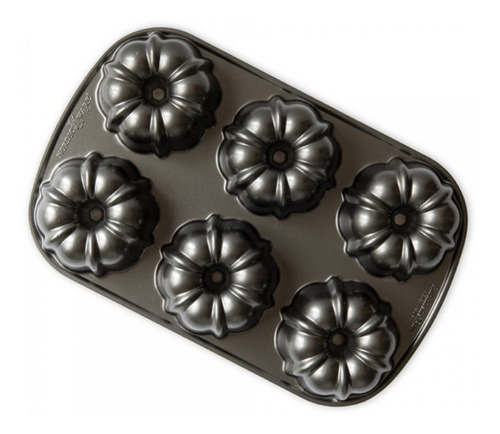 Molde Bundtlette® Cake Pan Nordic Ware 6 Tazas (1,4 Ltrs.) Color Gris