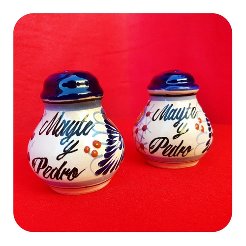 Imagen 2 de 3 de 50 Saleros De Talavera Poblana Personalizados P Recuerdo Slr