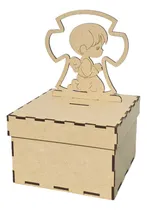 Comprar Centros De Mesa Alcancía Con Angelitos 40pz Bautizo Comunión