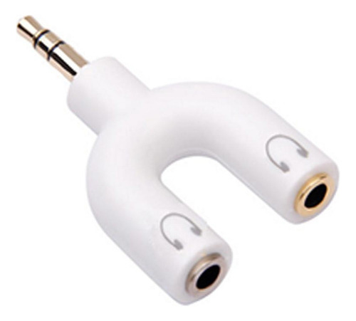3.5 Adaptador Divisor De Fone De Ouvido Macho Para Fêmea Dup