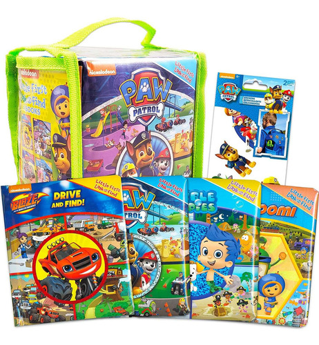 Nickelodeon Look And Find Books Set Kids Toddlers Bundle ~ J