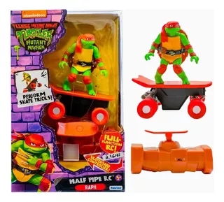 Patinador Raph Teenage Mutant Tortuga Ninja Half Pipe Rc