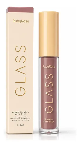 Batom Líquido Soft Blur Ruby Rose Nude Bg01 Acetinado Bg01