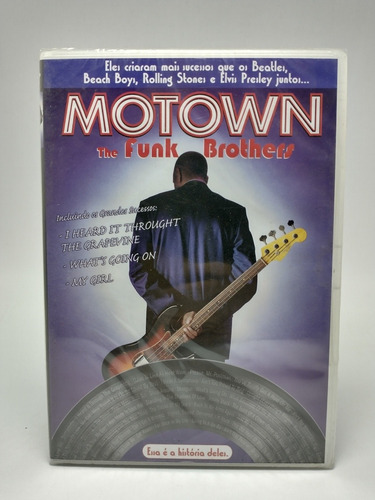 Dvd Filme Motown The Funk Brothers - Original E Lacrado