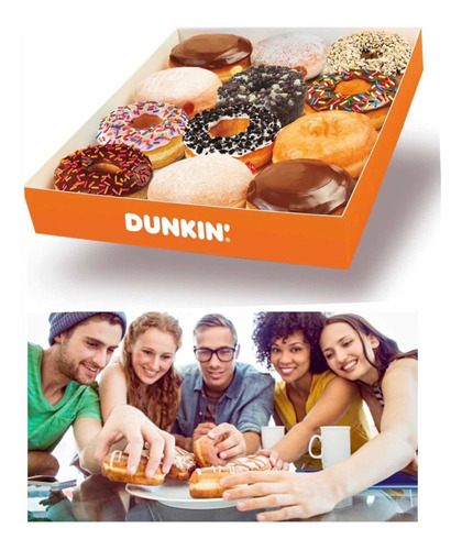 Dunkin Donuts X 12, Donas Rosquillas - Kg a $62