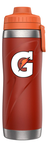 Gatorade - Botella De Acero Inoxidable De 26 oz, Rojo