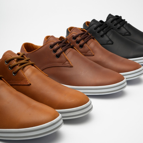 Imagen 5 de 10 de Zapatillas Zapatos De Vestir Urbano Cuero Hombre Libertarios