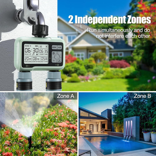 Temporizador De Riego Programable P/manguera De Jardín 2024