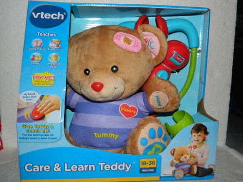 Care & Learn Teddy Time For A Checkup Osito Vtech Ingles