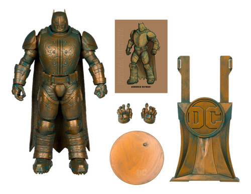 Figura Mcfarlane Batman Armored Gold Label Patina Limited Ed