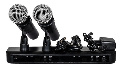 Shure Blx288/pg58-j11 Sistema Inalámbrico Con 2 Micrófonos Color Negro