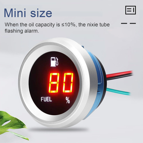 Tf Indicador Digital De Nivel De Combustible Con Alarma