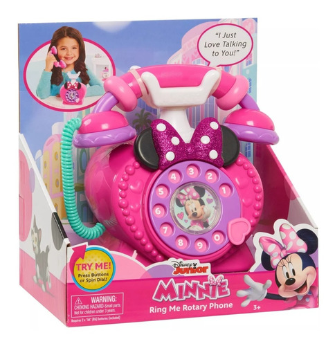 Juguete Teléfono Disney Junior Minnie Mouse Ring Rotary / J