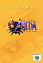 Comprar Manual Repro Zelda Majoras Mask 64