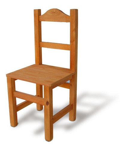 Imagen 1 de 2 de Silla Pintada Pino Clear Reforzado X 2unidades
