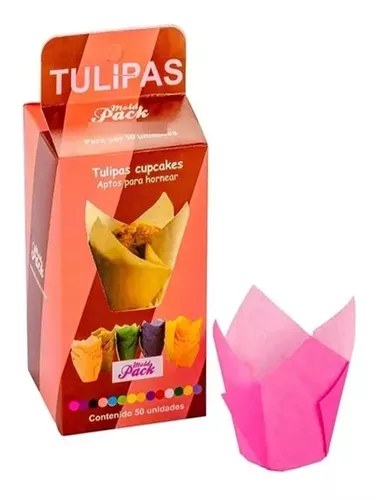 Molde tulipa para magdalenas papel marrón 17,5x17,5 cm - 1000 unidades -  RETIF