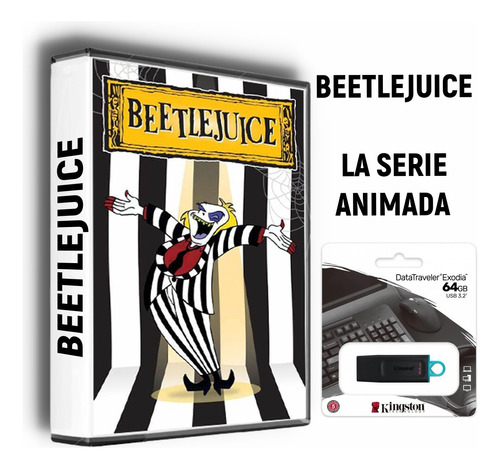Beetlejuice La Serie Animadanen Latino En Usb
