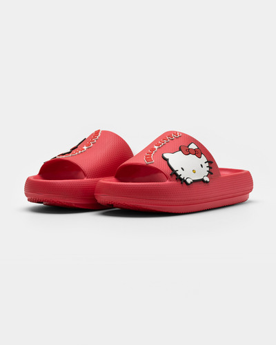 Sandalia Roja Hello Kitty Para Dama Red Rubby Drop