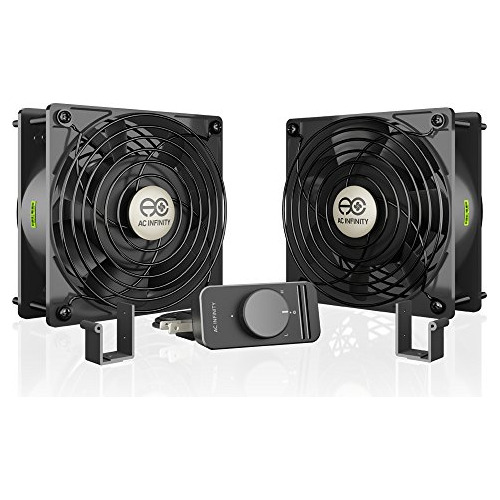 Ac Infinity Axial S1238d Ventilador De Muffin Doble De 120 M