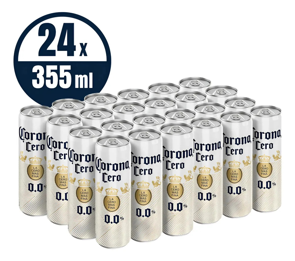 Cerveza Corona Cero 24 Latas 355ml