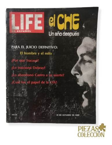 Revista Life Che Guevara-hombre Y El Mito Octubre De 1968