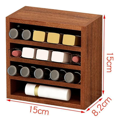 Casa De Lápiz Labial Case De Lápiz Labial Caja De 4 Capas