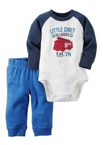 Set 2 Piezas Carters Pantalon + Body  Talles 3/9/12 #211