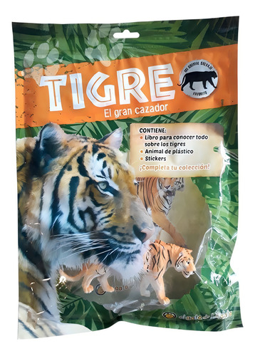 Libro Tigre- El Gran Cazador- Incluye Juguete
