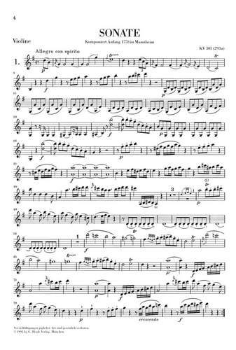 Sonatas For Piano And Violin, Volume I / Sonatas Para Violín