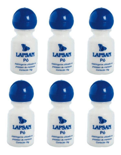 Pó Hemostático Lapsan 6 Unid. 15g | Cuidados Pessoais