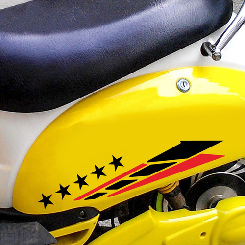 Juego De Pegatinas De Flecha De Rayas Para Motocicleta Eléct