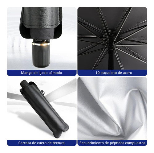W Parasol Parabrisas Cubre Sol Proteger Auto Accesorios