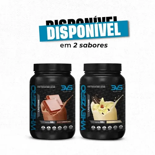 100% Pure Whey Zero Lactose Pote 900g 3vs Nutrition - Sabor