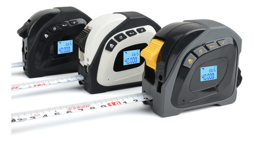 Fita métrica a laser, medidores de distância a laser digitais 2 em 1