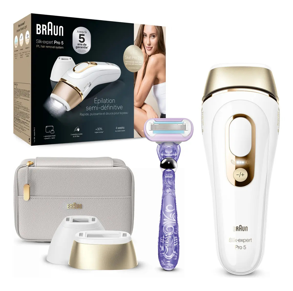 Depiladora Laser Ipl Braun Mujer Silk Expert Pro 5 PL5137