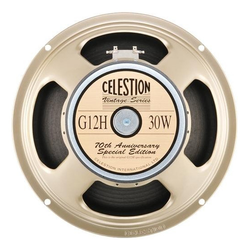 Parlante Celestion G12h 70 Aniversario De 30w Color 8 Ohms