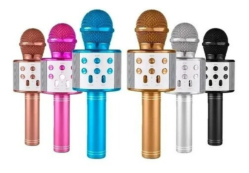 Karaoke Inalambrico Bluetooth Microfono Parlante Niños