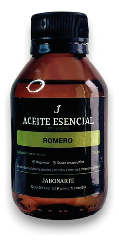Aceite Esencial De Romero 125 Ml - Puro Grado Terapeutico