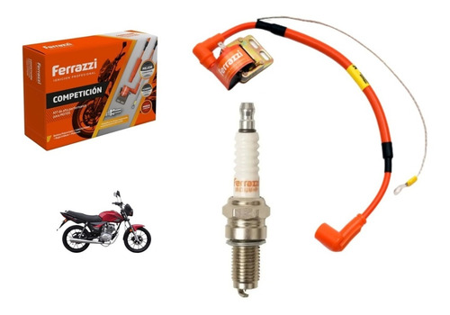 Kit Bobina + Bujia Ferrazzi Competicion Motomel S2 150