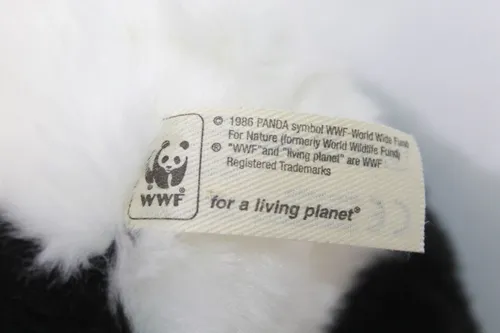 Oso Panda Wwf Original Importado 25 Cms De Largo