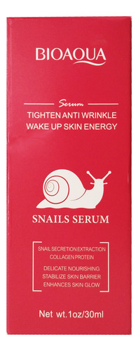 Serum De Baba De Caracol 2piezas Bioaqua 30ml Momento De Aplicación Día/noche Tipo De Piel Mixta