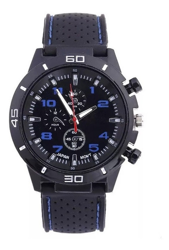 De 12 Relojes Hombre Gt Sport Militar 5 Modelos Correa Negro Bisel Negro Fondo
