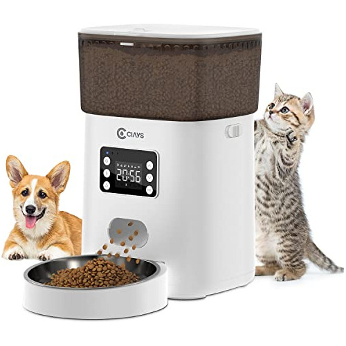 Ciays Comedero Automático Para Gatos, Dispensador De Comida