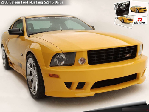 Facia  Mustang Saleen Sc281 2005 2006 2007 2009 Delantera