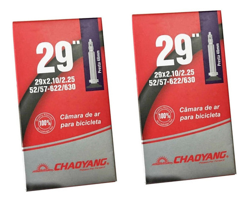 Cámara de aire Chaoyang Bike Aro 29 Mtb Presta Fine Nozzle de 48 mm