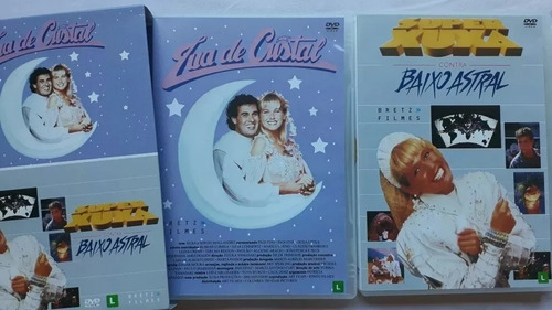 Dvd Lua De Cristal + Xuxa Contra Baixo Astral - Box Lacrado