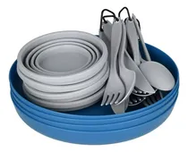 Comprar Set De Platos-cubiertos Camping Para 4 Personas Ozark Trail