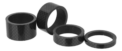 4x Carbono Arandela De Fibra Del Auricular Espaciador De
